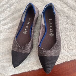 Rothy's Women's Metallic Captoe Flats